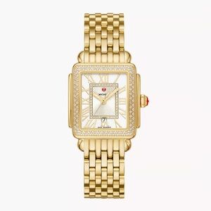 Gold Deco Diamond Madison Mid and 6 straps- NEEDS BATTERY